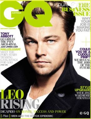 Leonardo DiCaprio en couv' du GQ australien
