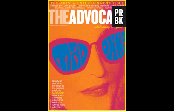 Madonna en couverture de The Advocate