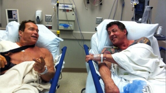 Arnold Schwarzenegger et Sylvester Stallone : opération en duo pour les deux potes (VIDEO)