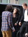 Kristen Stewart arrive à son hôtel