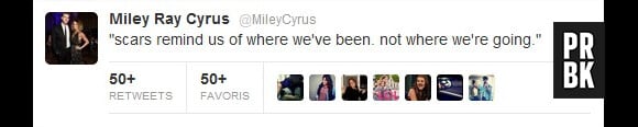 Miley Cyrus est-elle en train d'avouer qu'elle s'est mutilée ?