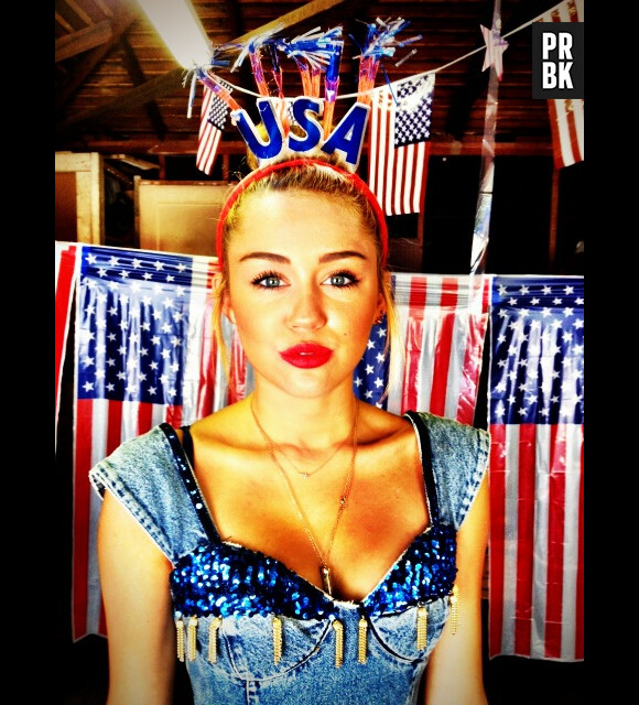 Miley Cyrus est miss USA