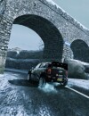 Virage tout en cotrôle sous le pont de Monte-Carlo pour la team Mini dans WRC 3!