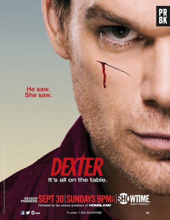 Le poster de la saison 7 de Dexter !