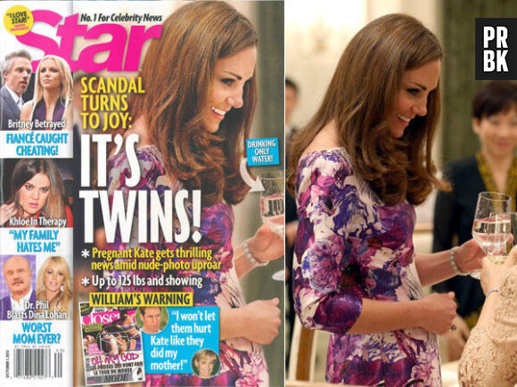 Star a photoshopé une photo pour faire croire que Kate Middleton était enceinte !