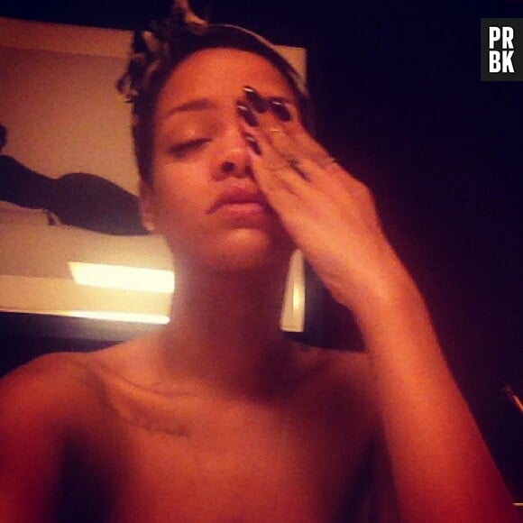 Rihanna topless pour son Breezy