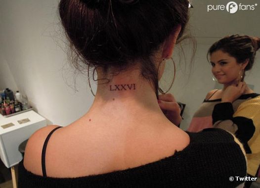 Selena Gomez dévoile son nouveau tatouage !