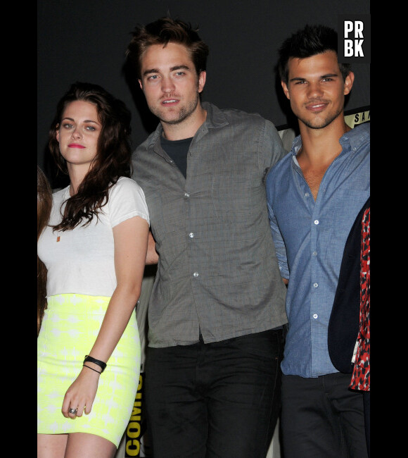 Robert Pattinson, Kristen Stewart et Taylor Lautner, séparés pendant la promo