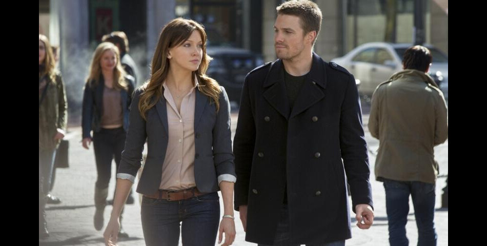 Oliver et Laurel dans Arrow