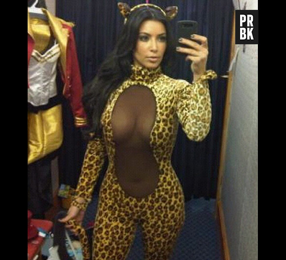 Kim Kardashian : Son déguisement d'Halloween ne fait pas peur mais lui va bien
