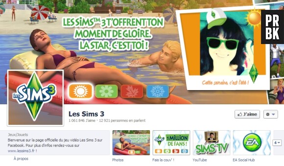 Devenez la star de la page Facebook Les Sims