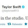 Taylor Swift est de retour en studio !