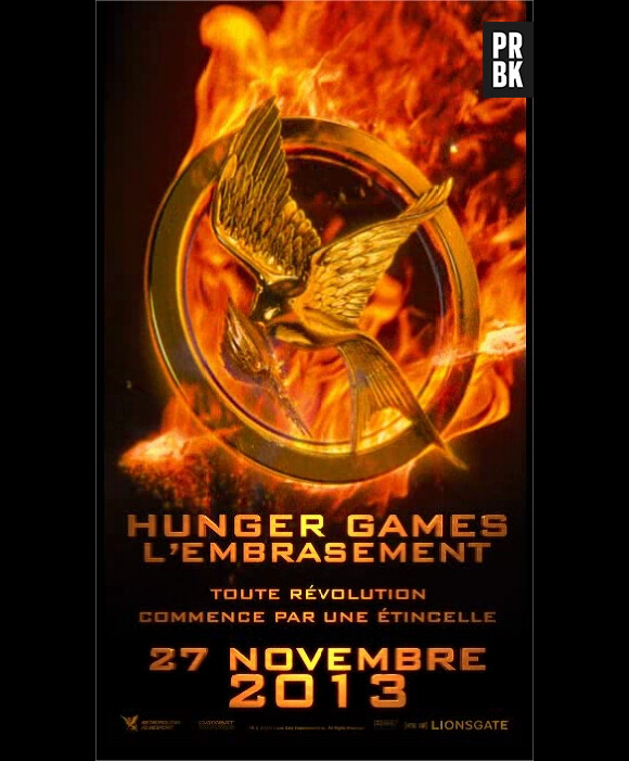 Verstion statique du poster animé d'Hunger Games 2