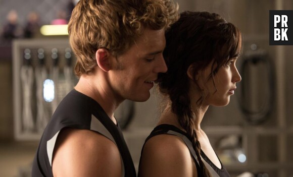 Finnick et Katniss sur une image d'Hunger Games 2