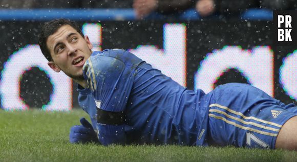 Carton rouge pour Eden Hazard.
