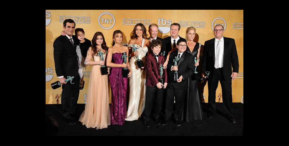 Modern Family gagne le prix de Meilleur casting d&#039;une série comique aux SAG Awards 2013
