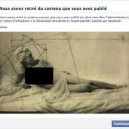 Facebook : nouvelle censure d&#039;une photo de nu, le musée du Jeu de Paume furieux