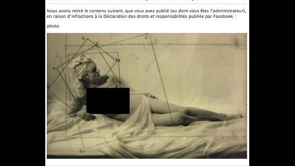 Facebook : nouvelle censure d'une photo de nu, le musée du Jeu de Paume furieux