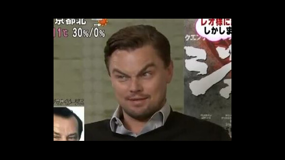 Leonardo DiCaprio : imitation de Jack Nicholson au sourcil près !