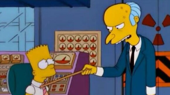 Les Simpson : Bart au tribunal face à Mr Burns... dans la vraie vie