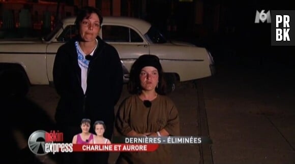 Aurore et Charline ont été éliminées de Pékin Express 2013.