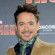 Robert Downey Jr tout sourire à Munich pour promouvoir Iron Man 3