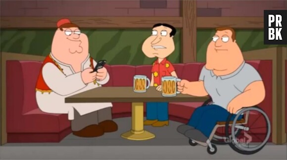 Un montage de deux parties d'un épisode de Family Guy a fait le tour du web