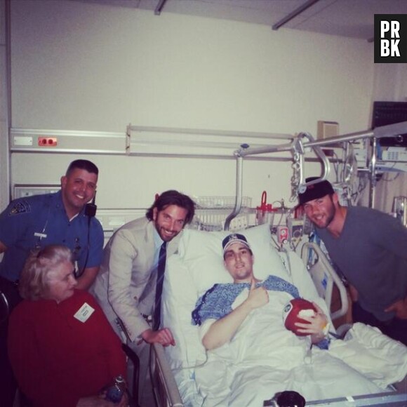 Bradley Cooper à l'hôpital après le drame de Boston