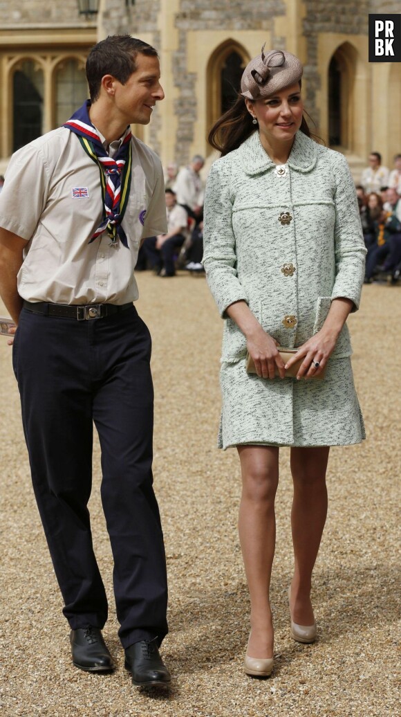 Kate Middleton lors d'un événement organisé au Château de Windsor le 21 avril 2013