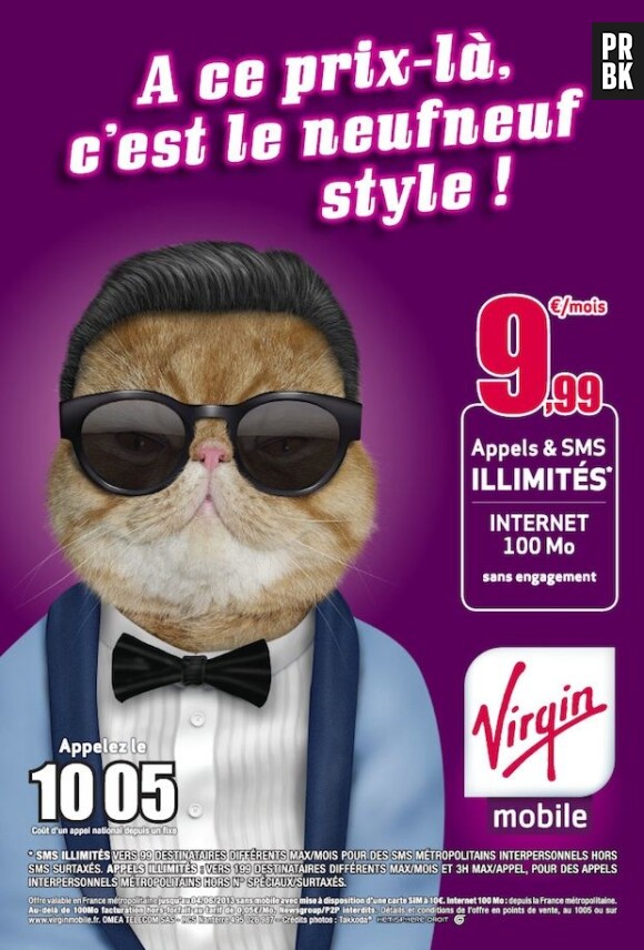 Psy, nouvelle star de la pub pour Virgin Mobile