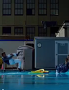 Baignade dans la piscine pour tout le monde