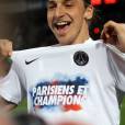 Le PSG, sacré champion de France de Ligue 1 après une victoire à Gerland le 12 mai 2013