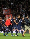 Le PSG, sacré champion de France de Ligue 1 après une victoire à Gerland le 12 mai 2013