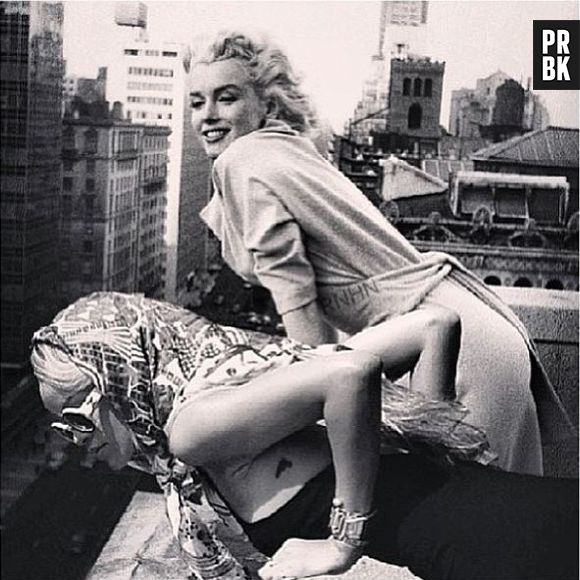 Rihanna prend la pose en Marilyn Monroe pour Melissa Forde