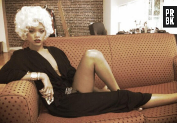 Rihanna prend la pose en Marilyn Monroe pour Melissa Forde