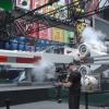 Un X-Wing géant sur Times Square