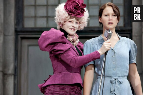 Effie et Katniss dans Hunger Games