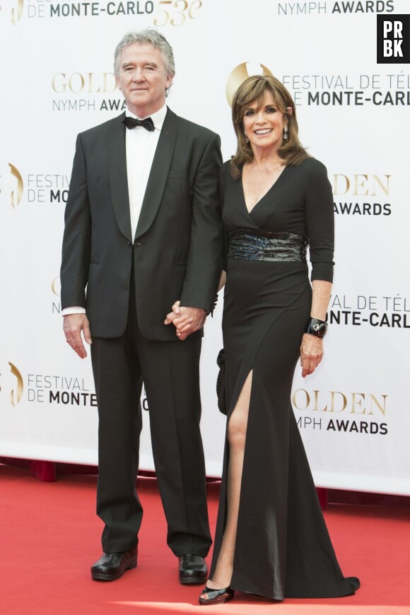 Patrick Duffy et Linda Gray à la cérémonie de clôture du Festival de Monte Carlo 2013