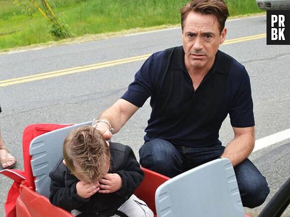 Jaxson Denno en larmes face à Robert Downey Jr
