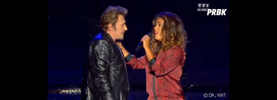 Johnny Hallyday Et Amel Bent En Duo Sur Je Te Promets A Bercy Le Samedi 15 Juin 2013 Purebreak