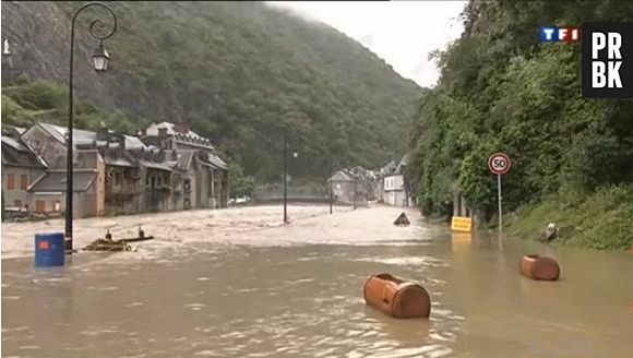 Les Hautes-Pyrénées et Pyrénées-Atlantiques en alerte rouge "crue"