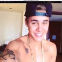 Justin Bieber : torse nu pour sa première vidéo Instagram, qui a volé son t-shirt ?