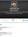 Tuts, le chat de Justin Bieber, a son propre compte Twitter