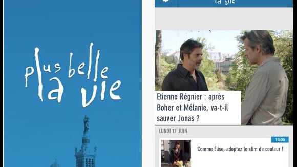 Plus Belle La Vie : l'application officielle disponible sur iOS et Android
