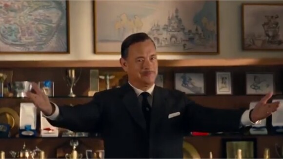 Tom Hanks en Walt Disney moustachu dans la bande-annonce de Saving Mr Banks