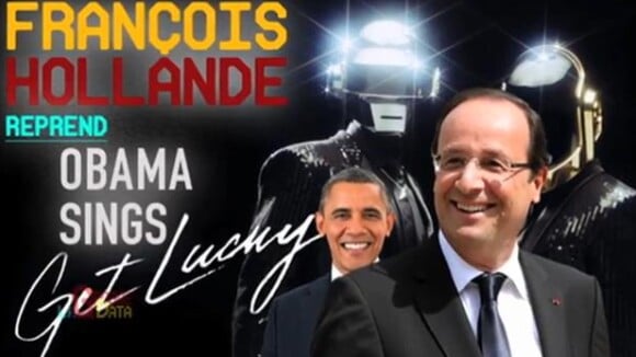 Get Lucky par François Hollande : après Obama, le Président français à la sauce Daft Punk