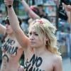Inna Shevchenko, chef de  file des Femen a inspiré le visage de la nouvelle "Marianne" figurant sur les timbres français