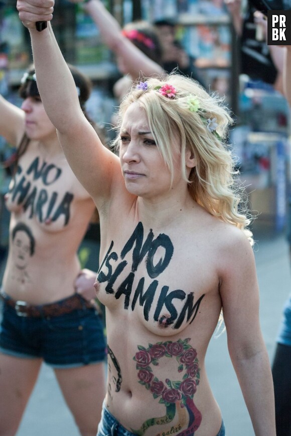 Inna Shevchenko, chef de  file des Femen a inspiré le visage de la nouvelle "Marianne" figurant sur les timbres français