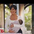 Kim Kardashian : sa maman a présenté un faux bébé North