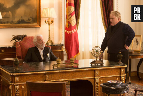 Hunger Games 2 : le Président Snow et Plutarch
